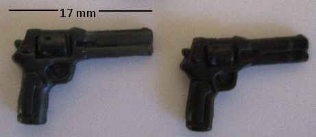 BIN D8 GI JOE Accessory        Small Black Hand Gun 2005  Bombstrike 