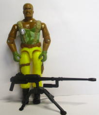 MACHINE GUN HANDLE harness weapon 2003 2-Pack GI Joe g.i Roadblock v9 